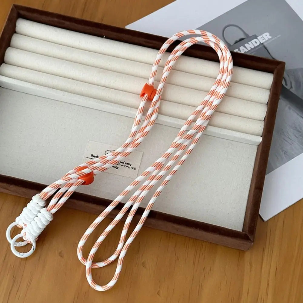 Cute Adjustable Crossbody Bag Chain Strap – Detachable Stripe Shoulder Bag & Phone Hanging Rope Accessory