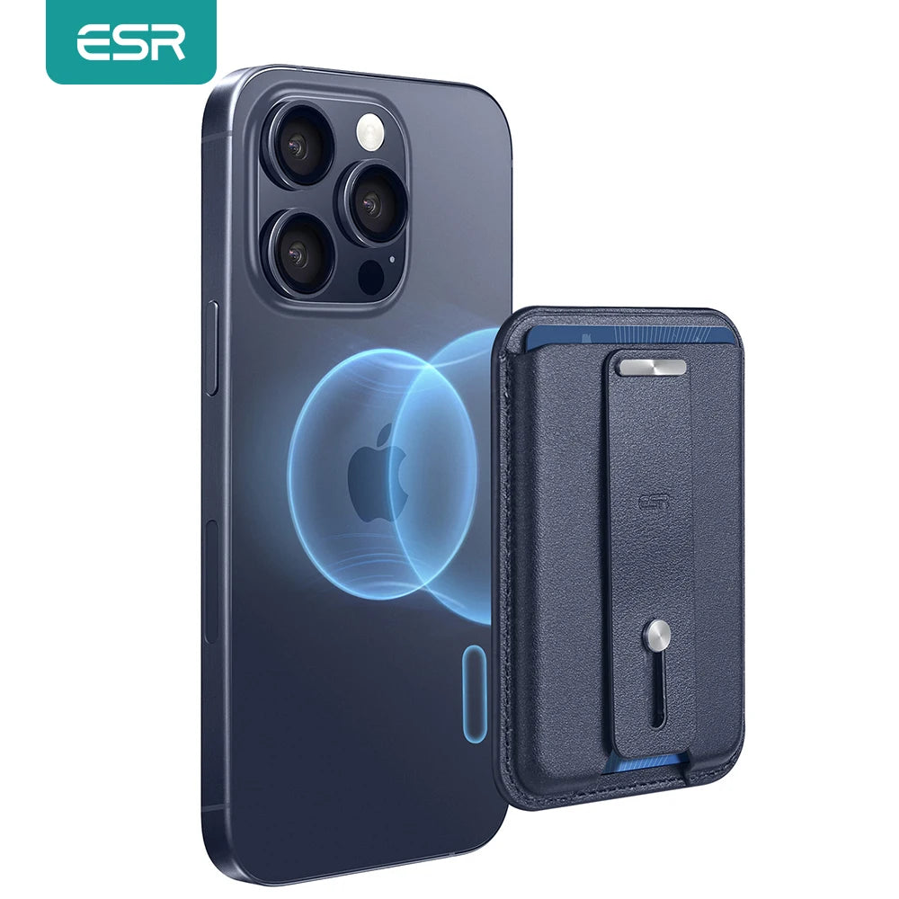 ESR MagSafe Wallet with Find My — Strong Magnetic 5-Card Holder for iPhone 16/15/14/13/12 Series