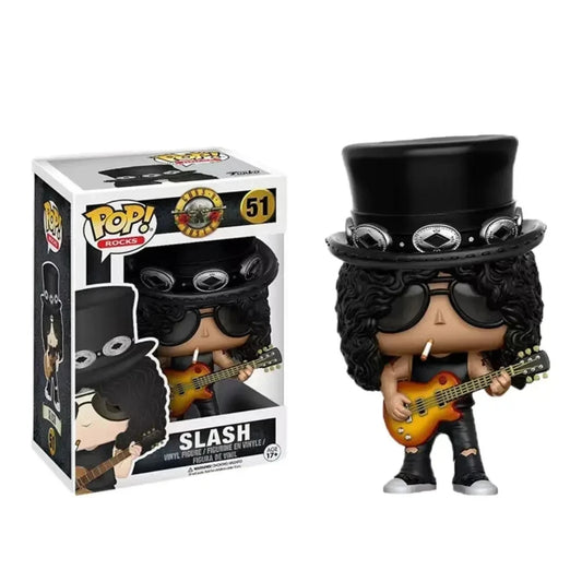 Vintage Heavy Metal KISS Band Poster & Action Figures – Rock Music Collectible Model Toys & Decoration