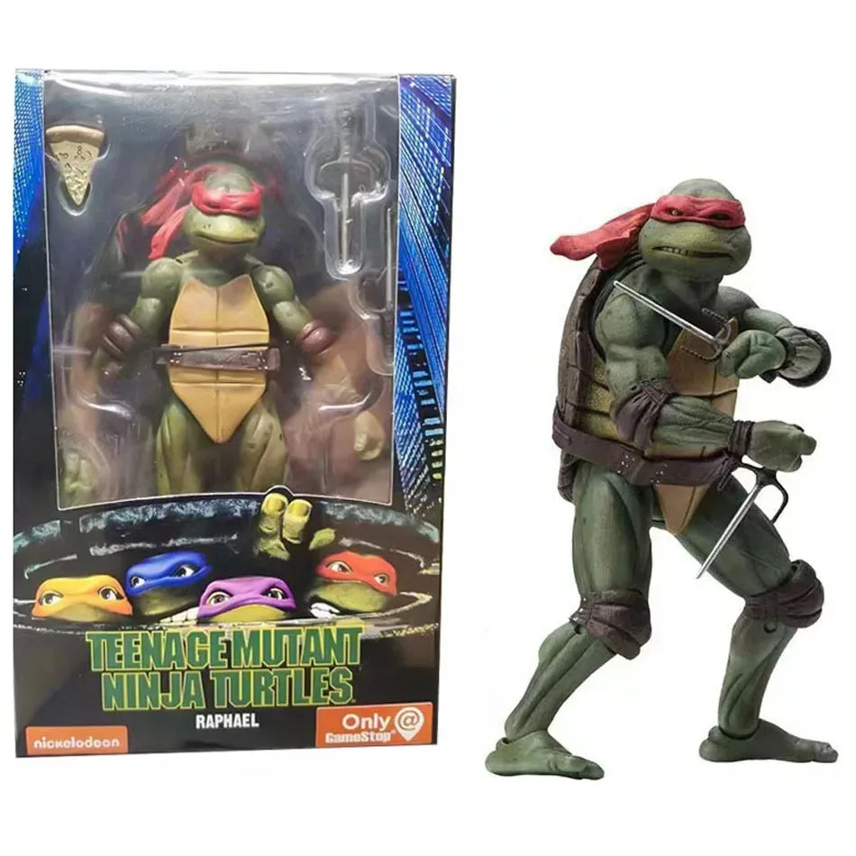 Ninja Turtle NECA 1990 Film Version Anime Figure – Limited Edition PVC Action Model Statue, Birthday Gift Ornament