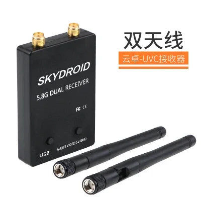 Skydroid 5.8GHz 150CH True Diversity FPV Receiver – UVC OTG for Android Smartphones, Tablets & VR Headsets