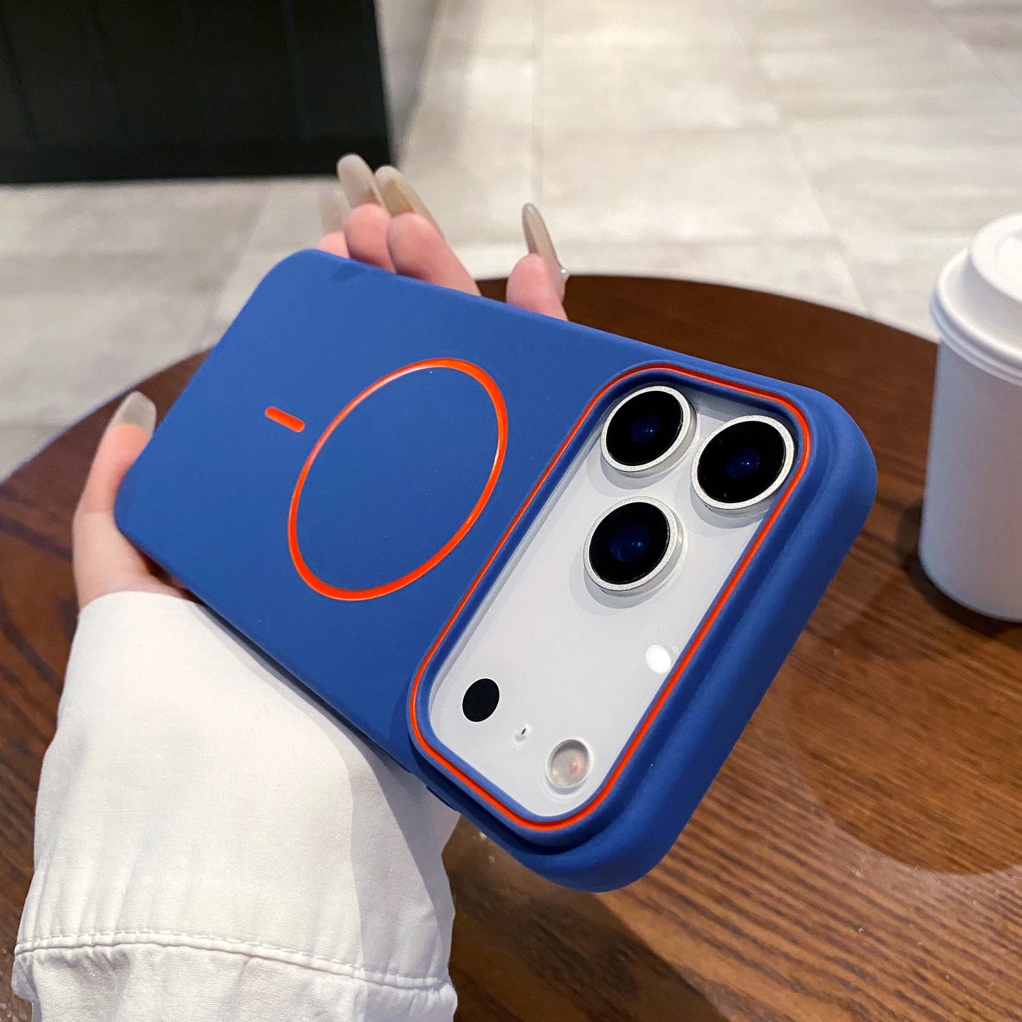 Luxury Magnetic Matte Phone Case - Soft Shockproof MagSafe Cover for iPhone 17 Pro Max & More
