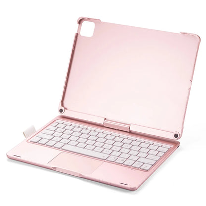 Bluetooth Magic Keyboard Case for iPad — Multi-Language (Arabic, Spanish, French, German) for iPad Pro 11 (2018–2022), Air 4/5, 10.9-inch