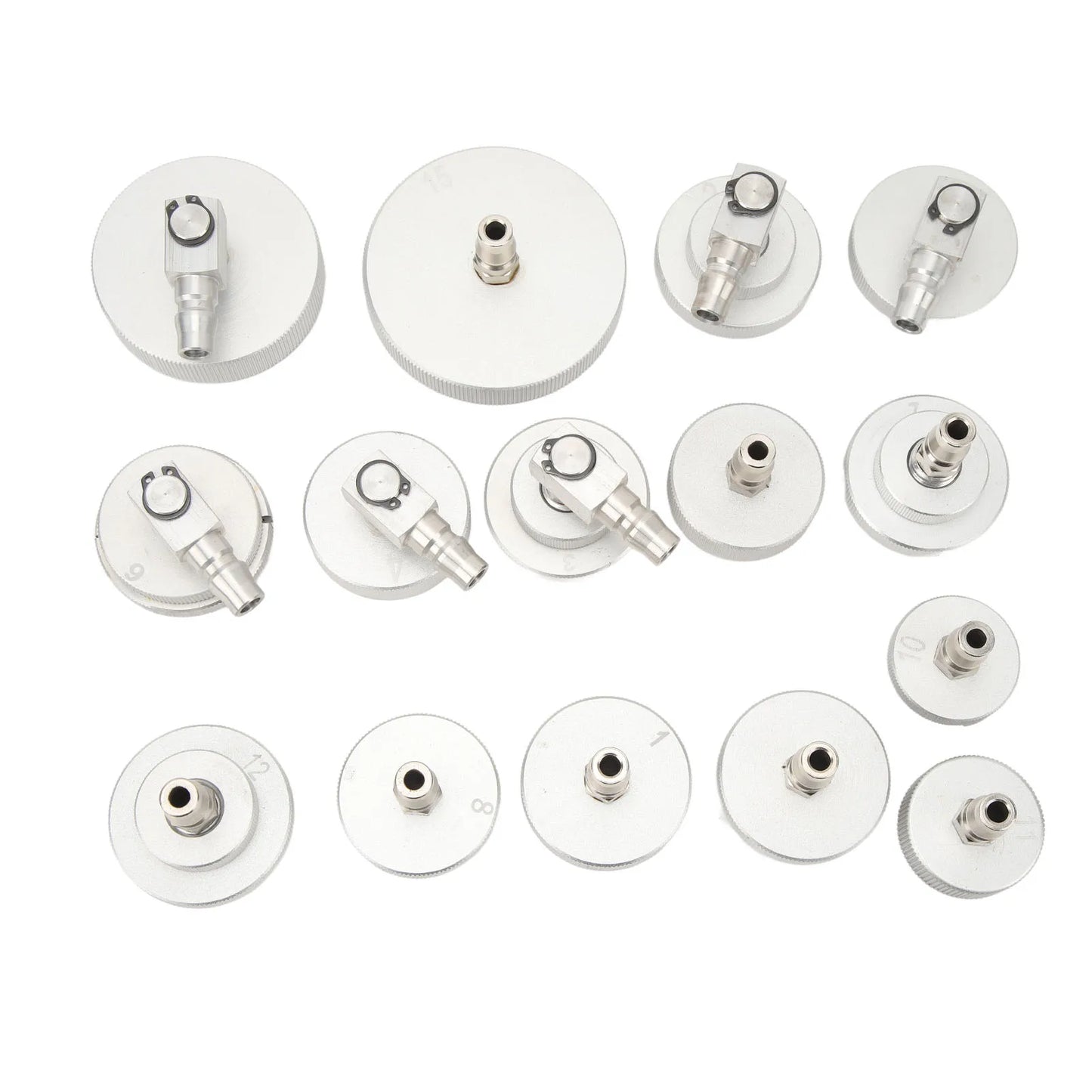 Master Cylinder Brake Bleeder Adapter Set — Aluminum Alloy, High-Accuracy Portable Tool for Automobiles