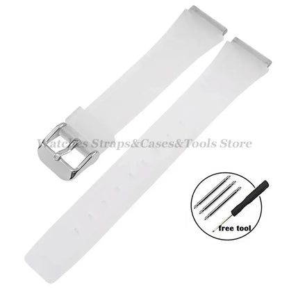 18mm Silicone Watch Strap for Casio F84 F91W - Replacement Band for F105 F108 FA158 F168 AE1200 AE1300 Watches