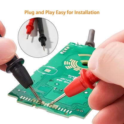 Multimeter Test Leads with Alligator Clips, Banana Plug Universal Cable, Crocodile Clip Test Wires