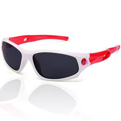 Kids Polarized Sunglasses - Silicone Sports Eyewear with UV400 and Anti-Reflective Protection for Boys and Girls