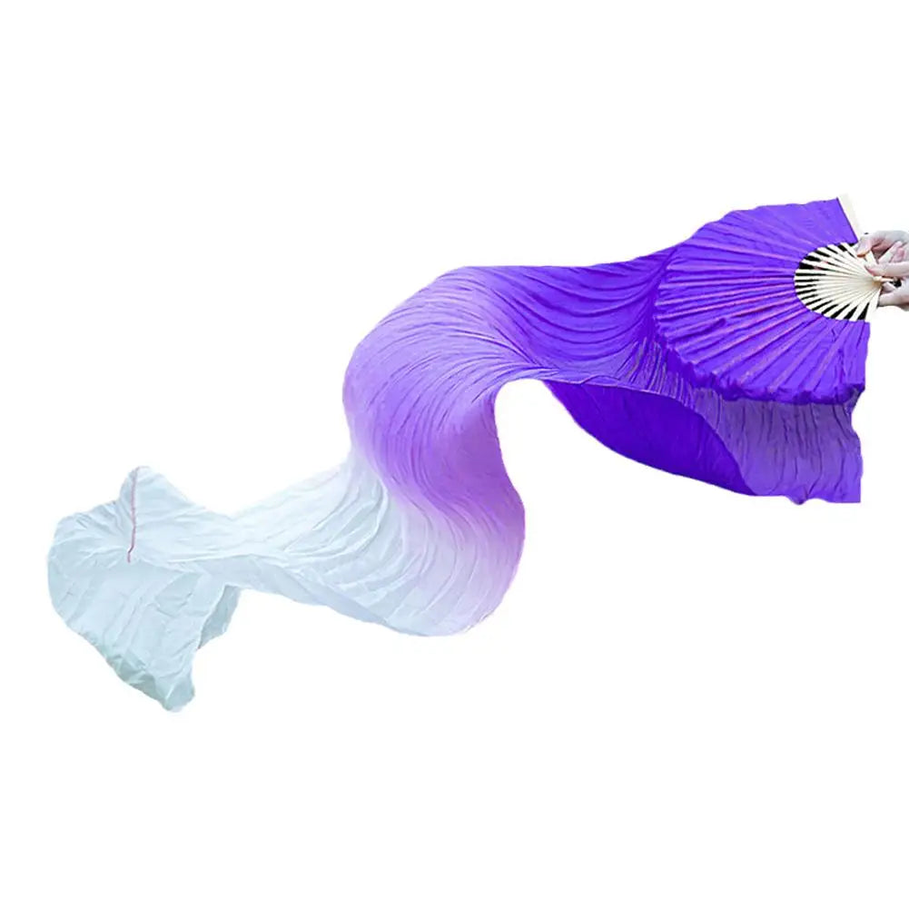 Hot Sell 150cm Gradient Ms. Belly Dancing Fan - Long Color Fans for Dance Practice