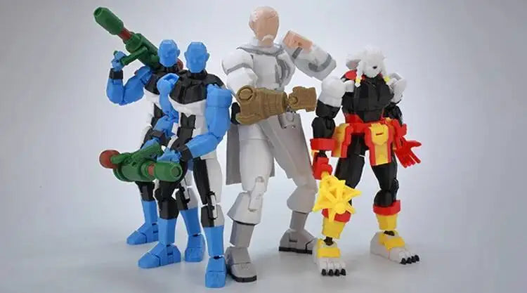 3D Printed Invincible 2.0 Superheroes Action Figures – Multi-Jointed Anime Toy Model Ornaments Gifts