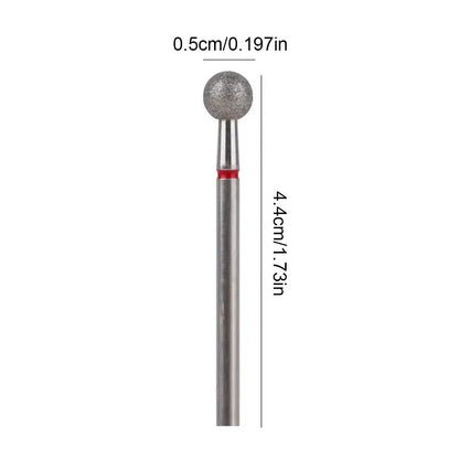 1/2/4Pcs Diamond Nail Drill Bit Set - Rotary Electric Milling Cutters for Manicure, Pedicure, Cuticle & Nail Tools Accessories