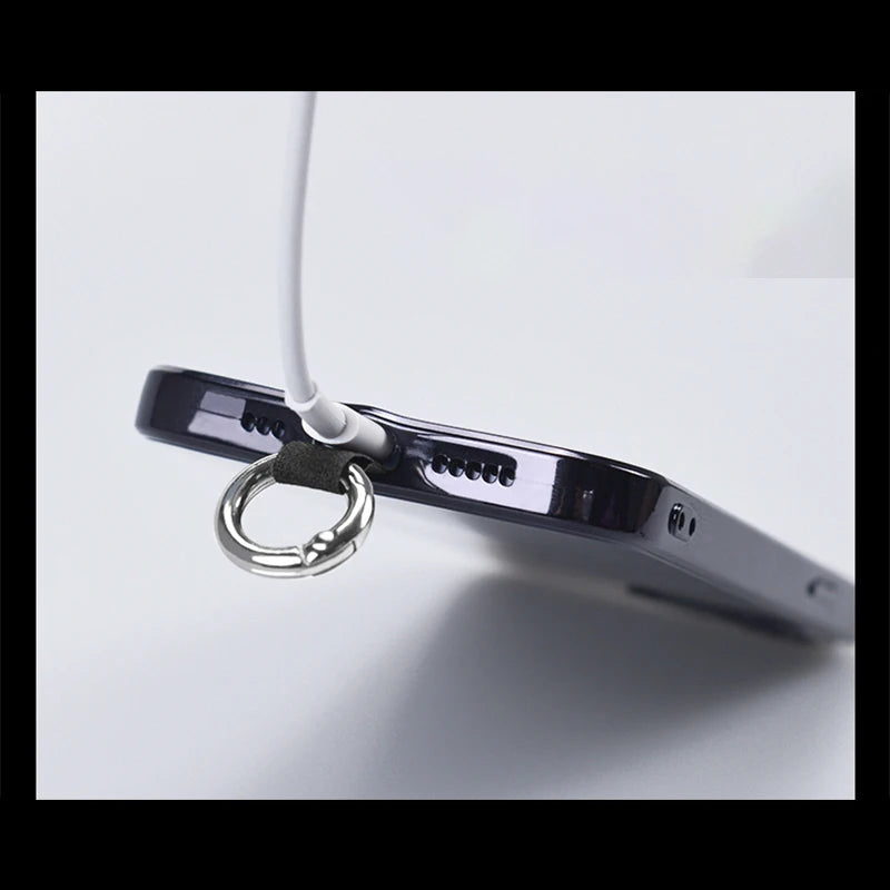 Simplicity Crossbody Cell Phone Lanyard – Adjustable Neck Strap with Universal Clip Gasket, Anti-Lost Mobile Phone Lanyard