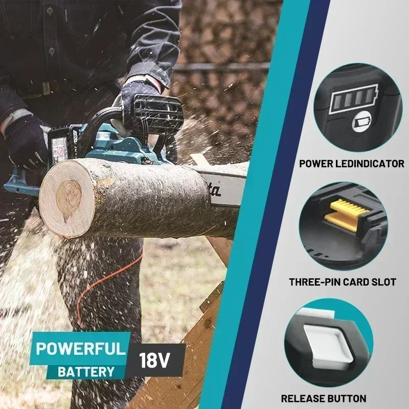 100% Original Makita 18V Lithium Battery – 6Ah/5Ah/3Ah Compatible with DTW700, DDF487, DTD173, DGA404, HR140D, DJV182 Tools