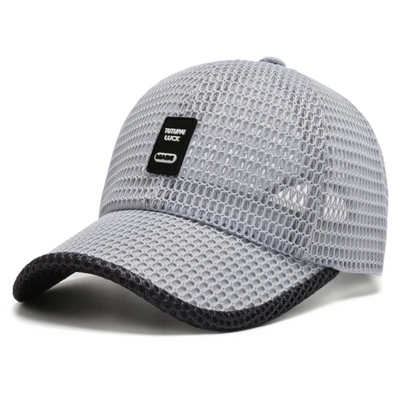 Summer Baseball Cap - UV Protection Breathable Mesh Hat for Hiking, Fishing & Outdoor Activities
