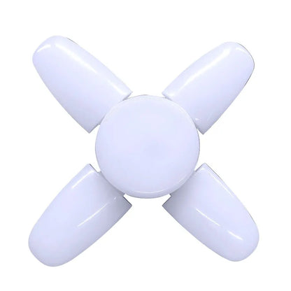 28W Fan Shape LED Bulb E27 LED Lamp: Foldable, 220V 110V Light Bulbs for Home Living Room, Warehouse, Garage Ceiling Light