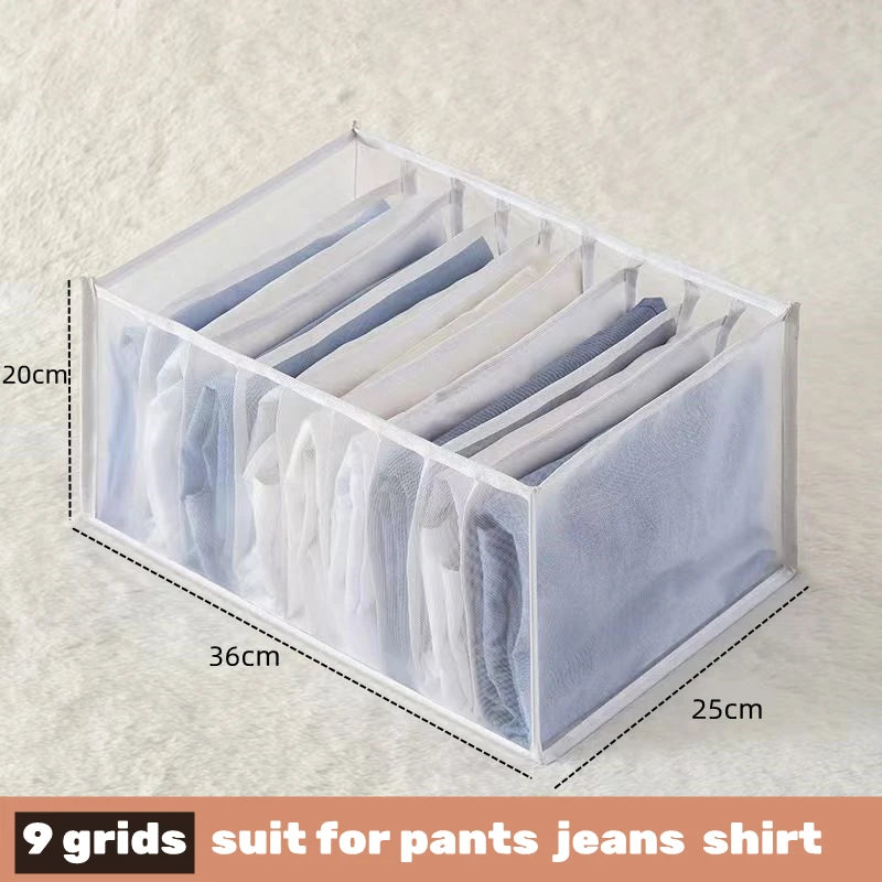 Underwear & Socks Organizer Box – Drawer Dividers for Bras, Pants, Scarves, Ties, Jeans, and Clothing Storage