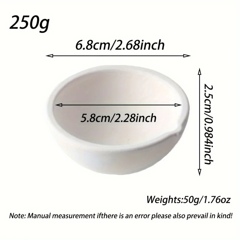 High-Temp Quartz Crucible & Melting Bowl Set – Jewelry Casting & Metal Refining Tools for Gold & Silver