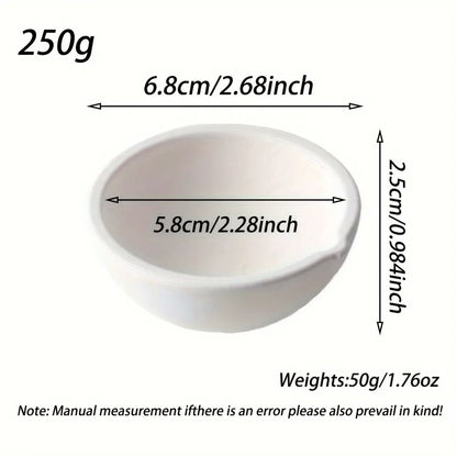 High-Temp Quartz Crucible & Melting Bowl Set – Jewelry Casting & Metal Refining Tools for Gold & Silver