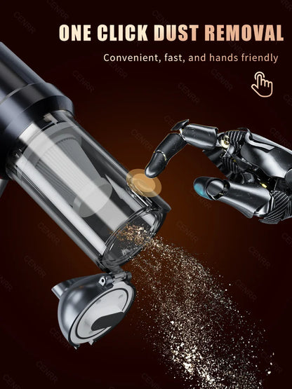 CENRR Mini Car Vacuum Cleaner – 99800PA Powerful Cordless Handheld Blower for Home & Car Cleaning
