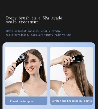 Electric Spray Massage Comb – LED Vibration Hair Growth Massager with Anti-Hair Loss Scalp Atomizer