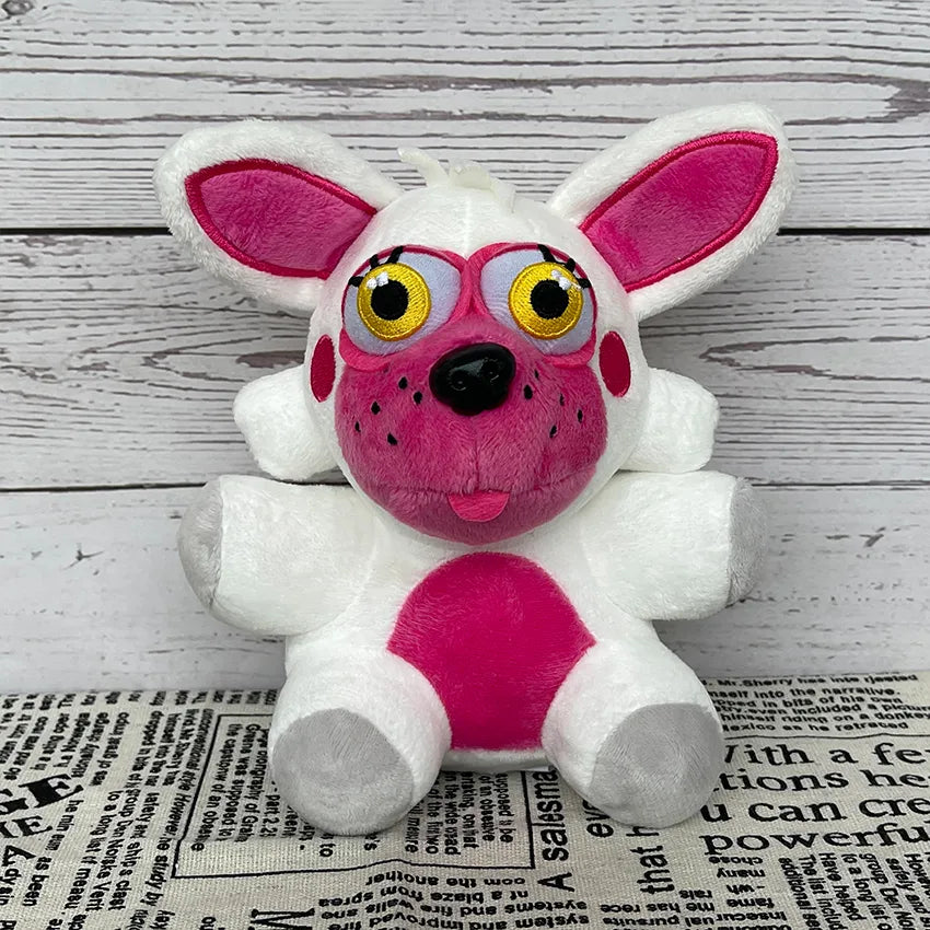 Five Nights at Freddy's (FNAF) Cute Plush Toys - 18 CM Bonnie Bear, Foxy, Cartoon Stuffed Dolls - Freddy Toys for Children - Gifts