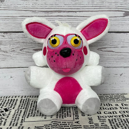 Five Nights at Freddy's (FNAF) Cute Plush Toys - 18 CM Bonnie Bear, Foxy, Cartoon Stuffed Dolls - Freddy Toys for Children - Gifts