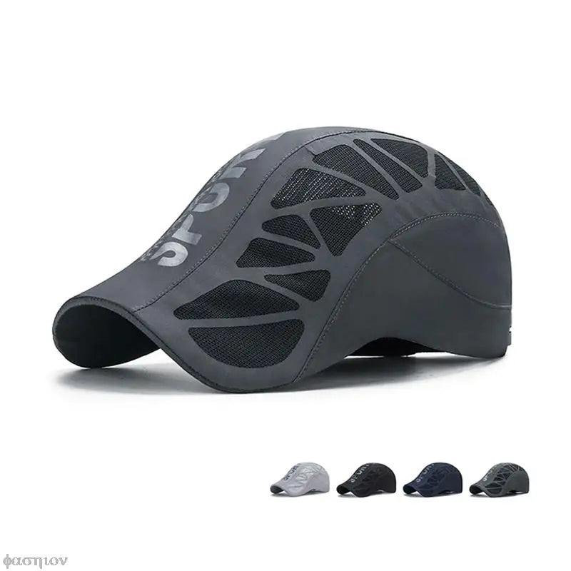 Stay Cool and Stylish: Men's Sun Hats - Golf Driving Cabbie Hat Newsboy Flat Ivy Summer Cap, Fashionable Letter Beret Peaky Blinder Casquette Baseball Caps