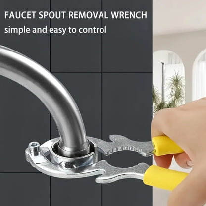 3-in-1 Faucet Repair Wrench - Aerator Remover Tool with Bottle Opener & Pliers