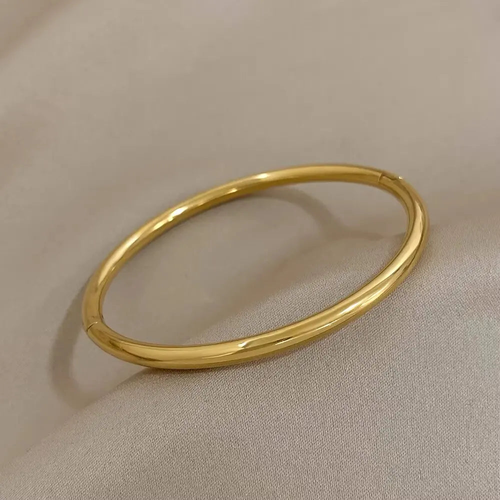 Women's Fashion Stainless Steel Waterproof Luxury Bracelet – Stylish Jewelry for Date, Party, and Festival Gifts - S090