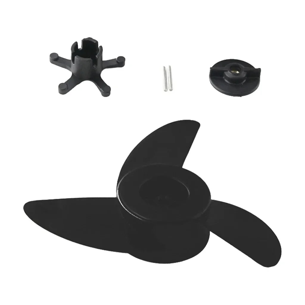 3-Blade Electric Boat Propeller – Outboard Trolling Motor Propeller with Fastening Nut