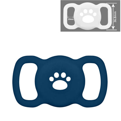Airtag Dog Collar Holder – Silicone Protective Case for Apple AirTag, Full Body Cover Fits All Collar Sizes