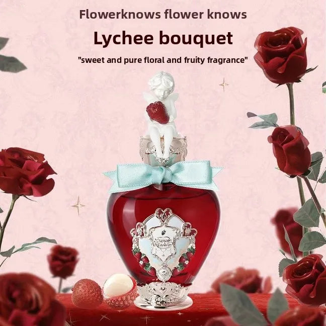 Flowerknows Strawberry Cupid Eau de Parfum – 1.7oz / 50ml Long-Lasting Floral Gourmand Women’s Perfume Gift