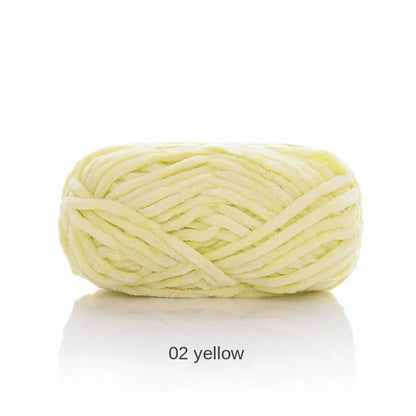 50g/Ball DIY Knitting Yarn – Soft Wool for Baby Scarf, Hat, Chunky Crochet Thread