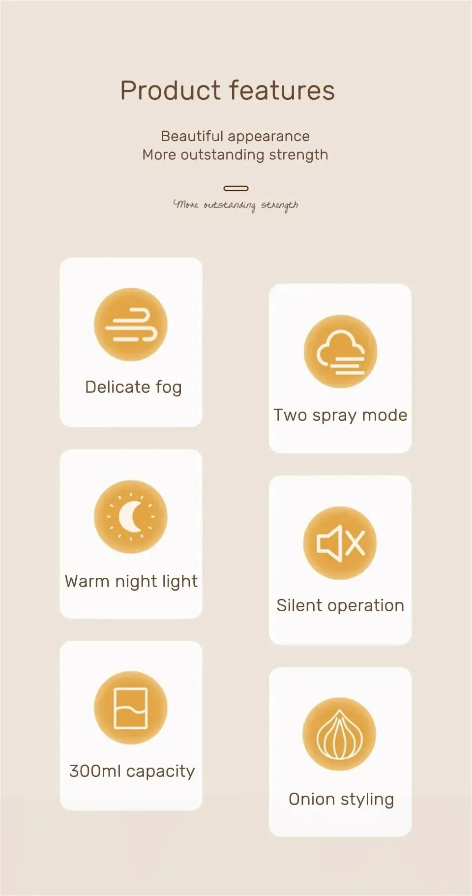 Creative Onion-Shaped Humidifier – Quiet Sleep Night Light, USB Air Humidifier for Desktop, Office & Air-Conditioning Rooms