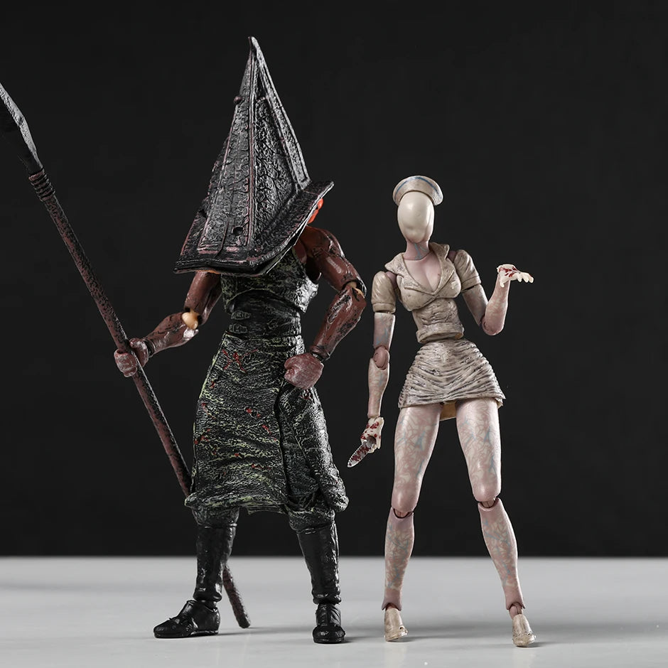 Figma Silent Hill 2 SP-055 Red Pyramid & SP-061 Bubble Head Nurse PVC Action Figures – Collectible Toy Models