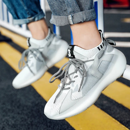 Summer Oversized Mesh Coconut Shoes - Lightweight Comfortable Sports Running Shoes for Men, Large Sizes up to 46