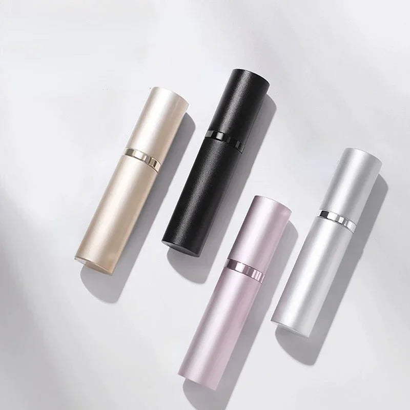 5ml Mini Bottom-Filling Perfume Spray Bottles: Refillable Cosmetic Atomizer - Portable Liquid Container Dispenser