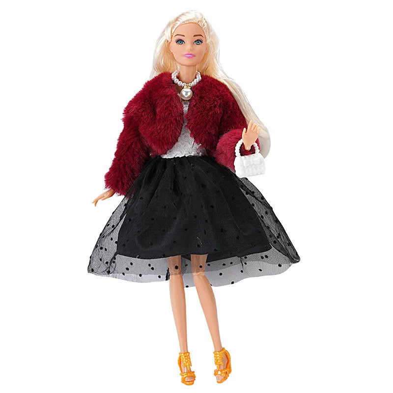 30cm Doll Clothes & Accessories – Dress for Babi, Blyth, 1/6 BJD Dolls, Birthday & Christmas Gift for Girls