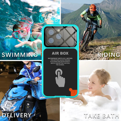 Shellbox Fashion Window Photography Underwater Phone Case – IP68 Waterproof, Touch Screen Compatible, for iPhone 12 Pro, 13, 14, 15 Max