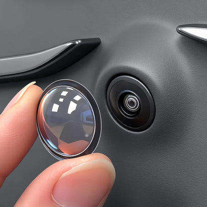 2/4-Piece Car Camera Lens Protectors - 360° Panoramic HD Reversing Camera Scratch-Resistant Covers