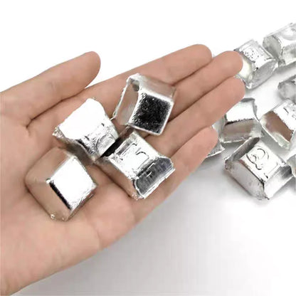 Pure Tin Ingot Block - 100g–300g High-Purity Tin Metal for Scientific Research & Element Collection