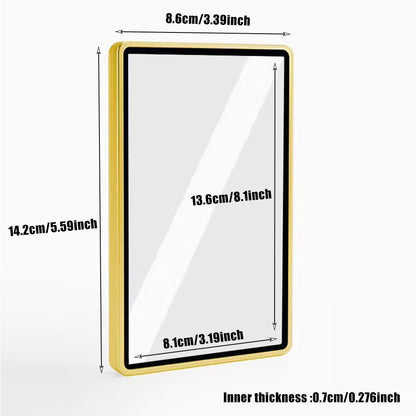 Aluminum Alloy Trading Card Holder - Gradient Metal Case for 35PT PSA & CGC Graded Card Protection