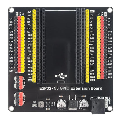 ESP32-S3 Development Board Kit – 2.4GHz WiFi & Bluetooth Module with Expansion Adapter, Type-C Interface (ESP32-S3-1 N8R2 N16R8 44-Pin)