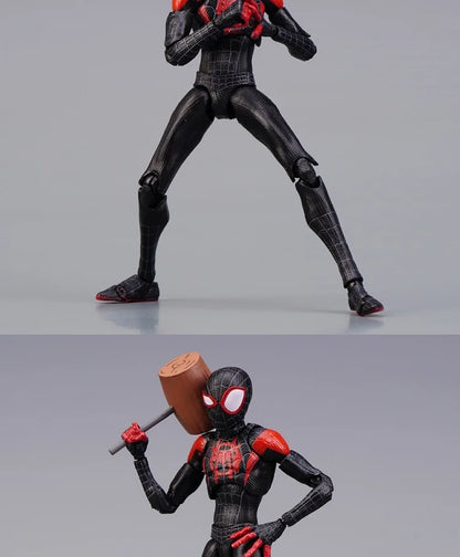 Miles Morales Spider-Man Action Figure — Into the Spider-Verse Collectible Toy for Kids Gift
