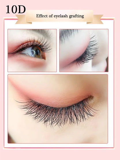 Individual Cluster Lashes – 20-100D Natural Look DIY Eyelash Extensions, 280pcs Mixed Tray Volume Lashes