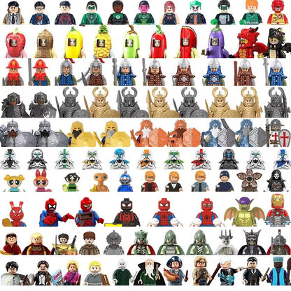 Marvel Superhero Mini Building Blocks – Captain America & Joker Two-Faced Man Movie Toy for Kids