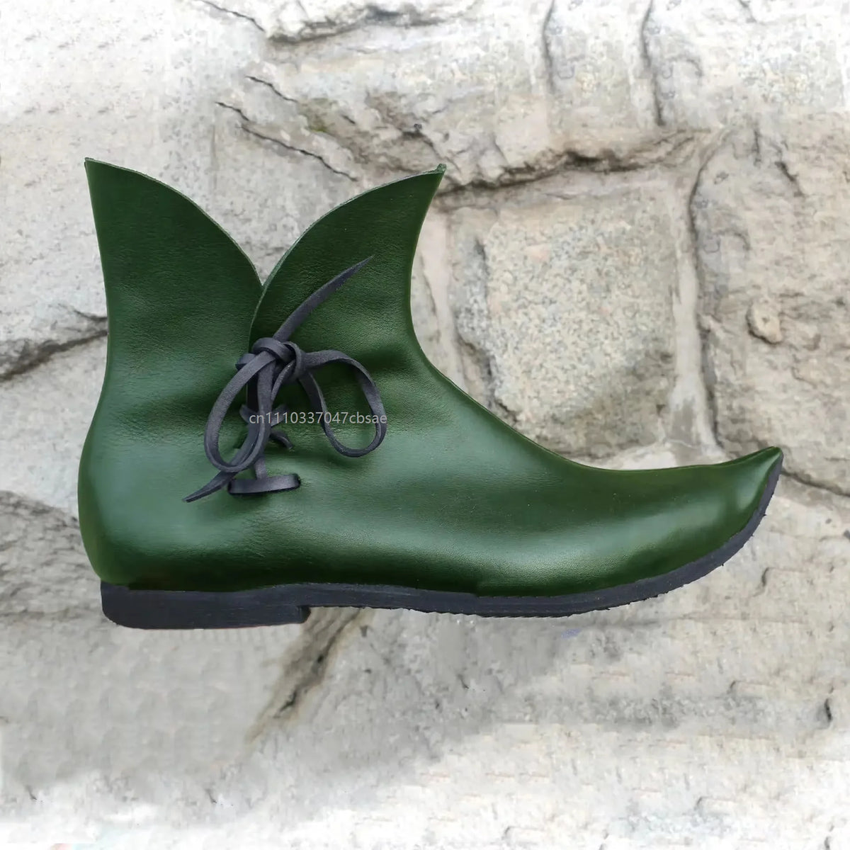 Vintage Medieval Pointed PU Leather Boots - Renaissance Knight Hunter Prince Pirate Cosplay Shoes