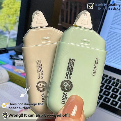 4-Piece Double-Sided Adhesive Dots Glue Tape - Acid-Free Archival-Safe Permanent Tape Runner Dispenser