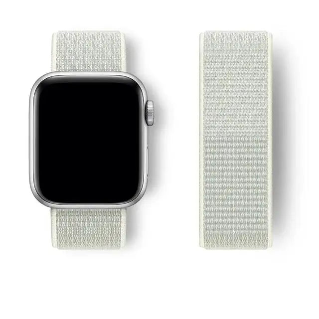 Sport Loop Strap for Apple Watch Band 40mm–49mm – Compatible with Series 3–10, SE & Ultra Adjustable Bracelet