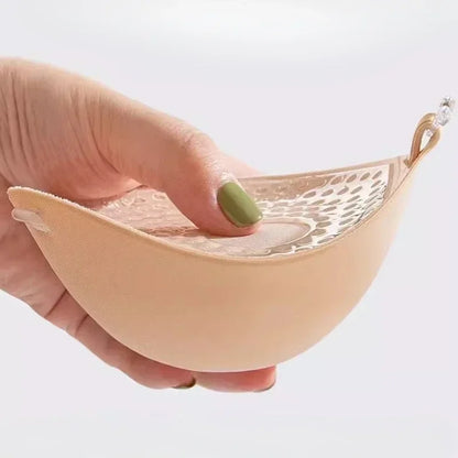 5cm Thicken Silicone Adhesive Bra – Reusable Invisible Strapless Push-Up Nipple Tape for Women