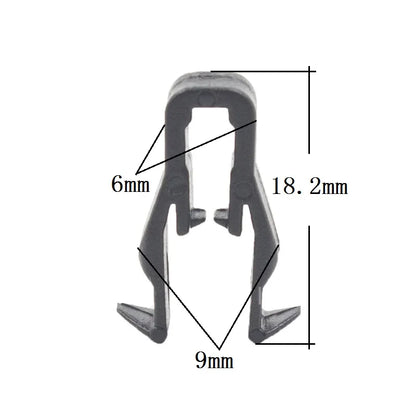 50Pcs Center Console Radio Dash Trim Clips - Bezel & Switch Retainers for Car Audio & Navigation